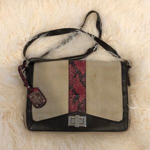 BCBG Maxazria Crossbody Canvas Bag